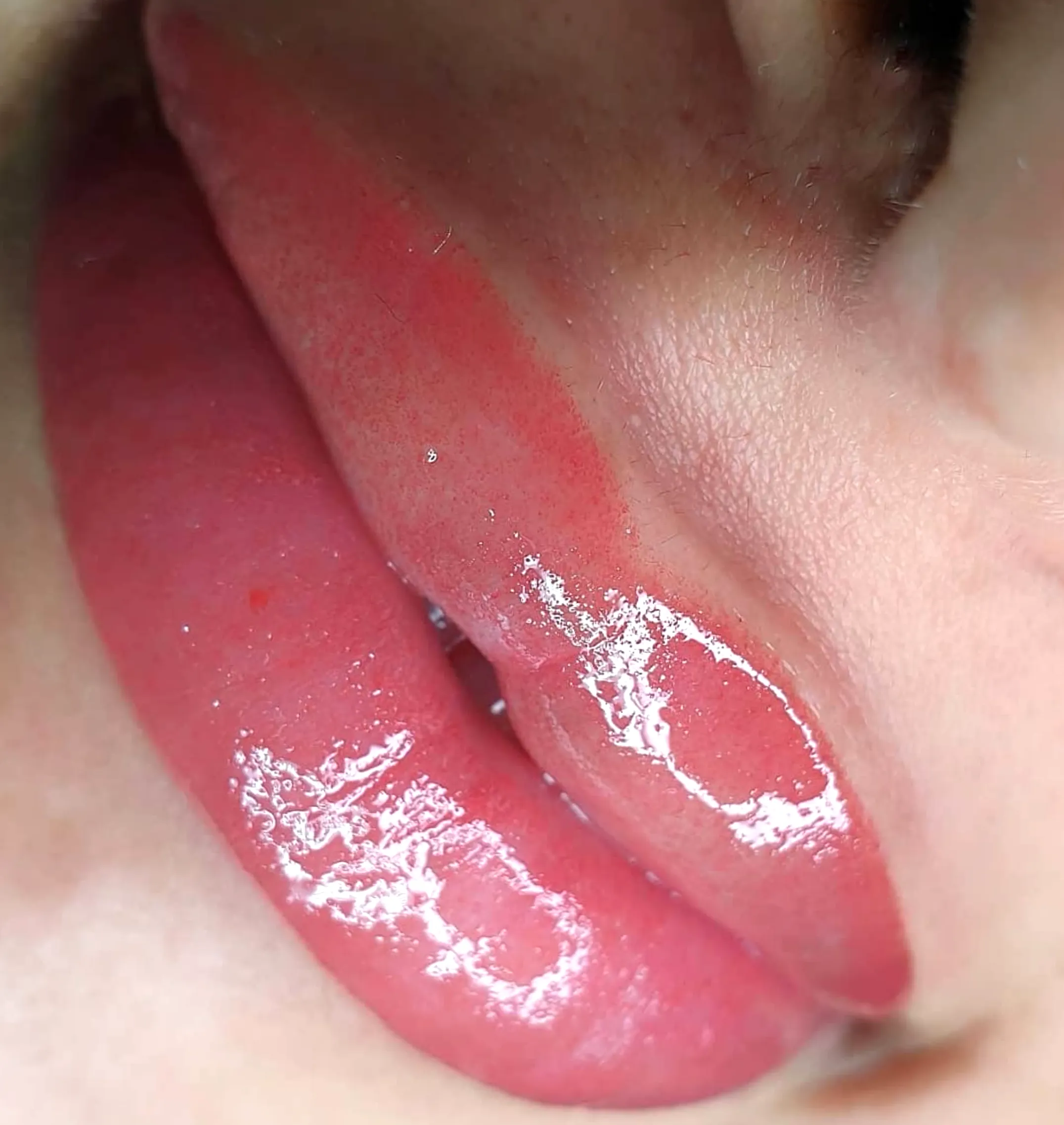 lip blush healing process