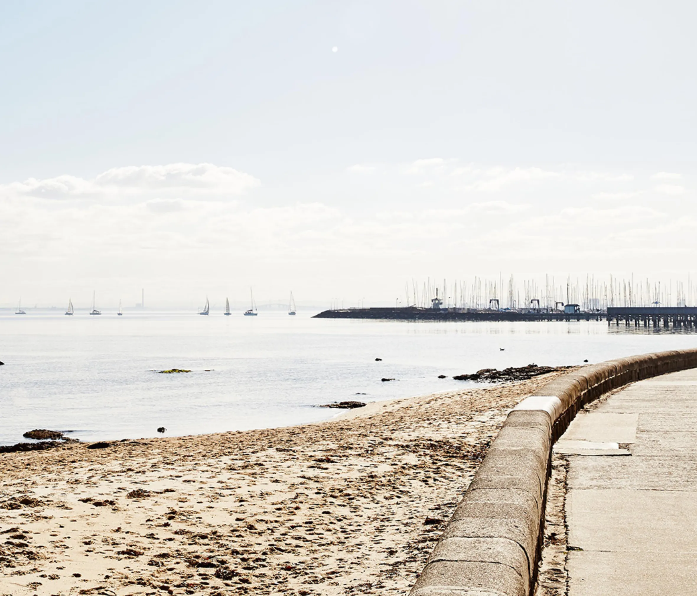 St Kilda to Brighton bathing boxes